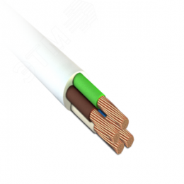 Провод ПВСнг(А)-LS 4х1,5 белый ТРТС