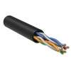 Витая пара U/UTP кат.5E 4х2х24AWG solid LDPE ерный(305м)