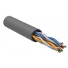 ITK Витая пара U/UTP кат.6 4х2х23AWG solid PVC серый (305м)