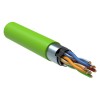 ITK Витая пара F/UTP кат.5E 4x2х24AWG solid LSLTx нг(А)-LSLTx зеленый (305м)