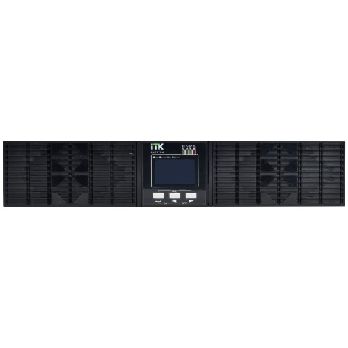 ITK ELECTRA OR ИБП однофазный онлайн 1кВА/1кВт 2U LCD дисплей 36VDC 6хС13 без АКБ с регулируемым зарядным устройством USB EPO RS232 SNMP слот Rack/Tower