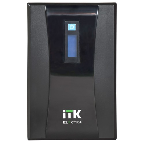 ITK ELECTRA ET ИБП однофазный линейно-интерактивный 3кВА/1,8кВт 3хSchuko LCD дисплей АКБ 4х9AH USB RJ45/11
