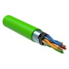 ITK Витая пара F/UTP кат.5E 4x2х24AWG solid LSLTx нг(А)-LSLTx зеленый (305м)