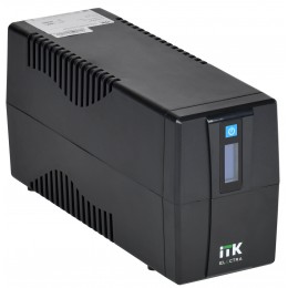 ITK ELECTRA ET ИБП однофазный линейно-интерактивный 600ВА/360Вт 2хSchuko LCD дисплей АКБ 1х7AH USB