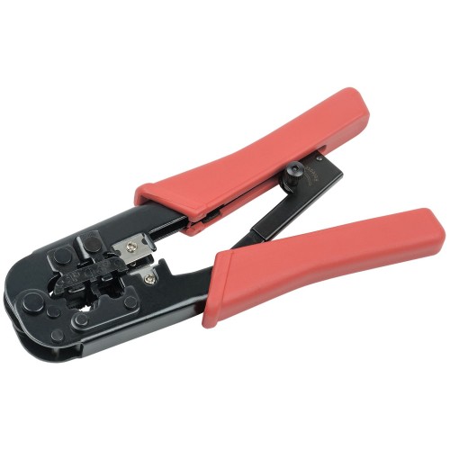 ITK Инструмент обжимной для RJ-45/12/11 с храповым механизмом