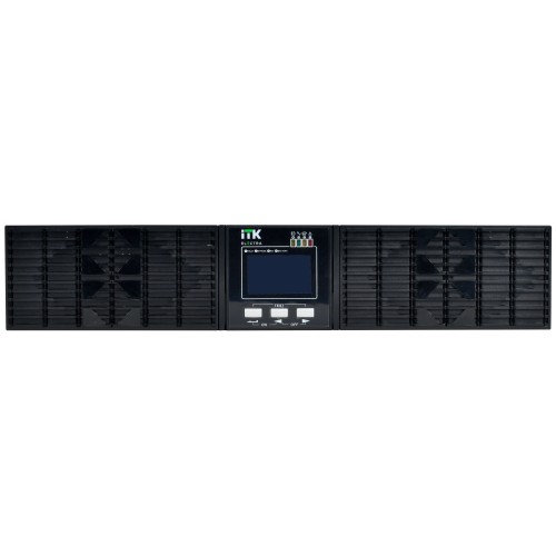 ITK ELECTRA OR ИБП однофазный онлайн 1кВА/1кВт 2U LCD дисплей 24VDC 6xC13 c АКБ 2х9AH USB EPO RS232 SNMP слот Rack/Tower