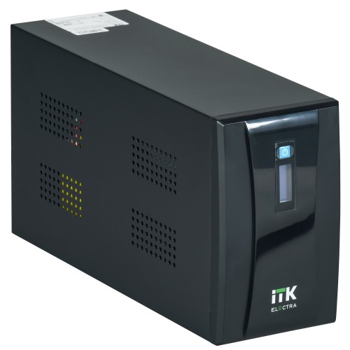 ITK ELECTRA ET ИБП Линейно-интерактивный 2кВА/1,2кВт однофазный с LCD дисплеем с АКБ 2х9AH USB порт