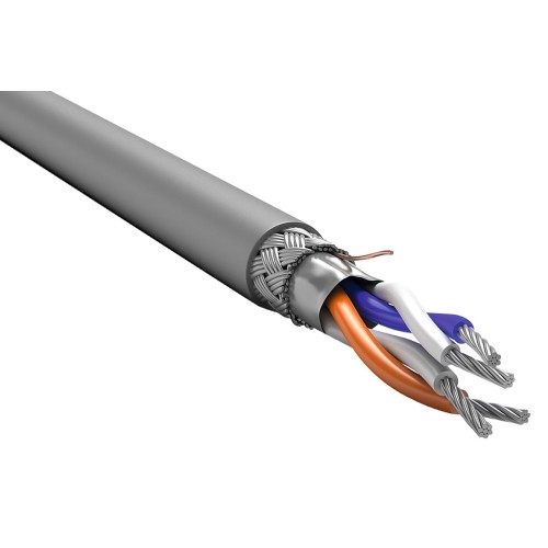 ITK Кабель интерфейсный RS-485 1х2х0,6 нг(А)-LS серый (200м)