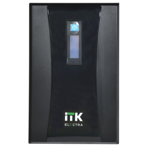 ITK ELECTRA ET ИБП Линейно-интерактивный 2кВА/1,2кВт однофазный с LCD дисплеем с АКБ 2х9AH USB порт