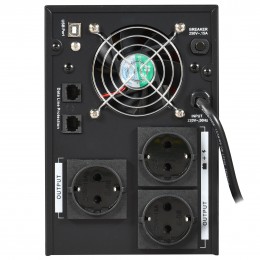 ITK ELECTRA ET ИБП однофазный линейно-интерактивный 3кВА/1,8кВт 3хSchuko LCD дисплей АКБ 4х9AH USB RJ45/11