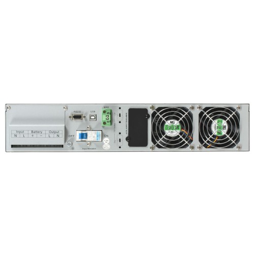 ITK ELECTRA OR ИБП однофазный онлайн 6кВА/6кВт 2U LCD дисплей 192-240VDC клеммная колодка без АКБ с регулируемым зарядным устройством USB EPO RS232 SNMP слот Rack/Tower