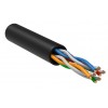 Витая пара U/UTP кат.5E 4х2х24AWG solid LDPE ерный(305м)