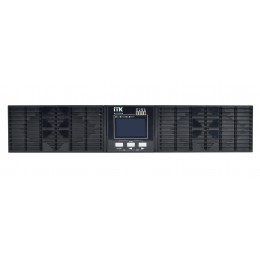 ITK ELECTRA OR ИБП однофазный онлайн 6кВА/6кВт 2U LCD дисплей 192-240VDC клеммная колодка без АКБ с регулируемым зарядным устройством USB EPO RS232 SNMP слот Rack/Tower