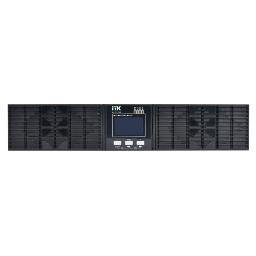 ITK ELECTRA OR ИБП однофазный онлайн 6кВА/6кВт 2U LCD дисплей 192-240VDC клеммная колодка без АКБ с регулируемым зарядным устройством USB EPO RS232 SNMP слот Rack/Tower