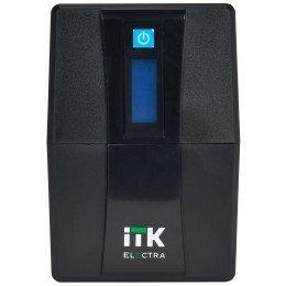 ITK ELECTRA ET ИБП однофазный линейно-интерактивный 600ВА/360Вт 2хSchuko LCD дисплей АКБ 1х7AH USB