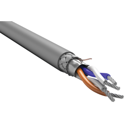 ITK Кабель интерфейсный RS-485 1х2х0,6 нг(А)-LS серый (200м)