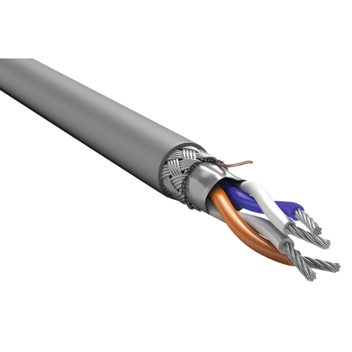 ITK Кабель интерфейсный RS-485 1х2х0,6 нг(А)-LS серый (200м)