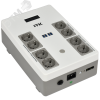 ITK ELECTRA ST8 ИБП Линейно-интерактивный 600ВА/360Вт LCD АКБ 1х9AH 8хSchuko USB 4хUSB зарядки