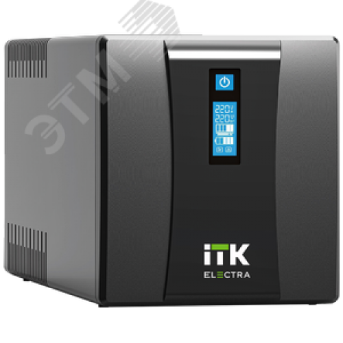 Источник бесперебойного питания Line-interactive 1500 ВА/900 Вт, фаза 1/1, LCD дисплей, с АКБ 2х9AH, USB, Schuko