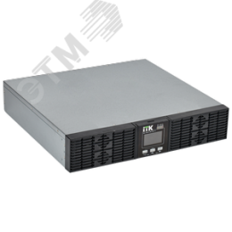 ITK ELECTRA OR ИБП однофазный онлайн 3кВА/3кВт 2U LCD дисплей 72VDC 6xC13 c АКБ 6х7AH USB EPO RS232 SNMP слот Rack/Tower