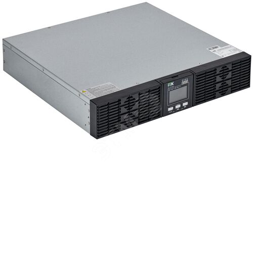 ITK ELECTRA OR ИБП однофазный онлайн 1кВА/1кВт 2U LCD дисплей 24VDC 6xC13 c АКБ 2х9AH USB EPO RS232 SNMP слот Rack/Tower