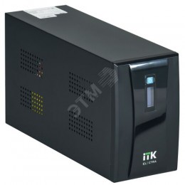 ITK ELECTRA ET ИБП Линейно-интерактивный 2кВА/1,2кВт однофазный с LCD дисплеем с АКБ 2х9AH USB порт