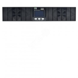 ITK ELECTRA OR ИБП однофазный онлайн 6кВА/6кВт 2U LCD дисплей 192-240VDC клеммная колодка без АКБ с регулируемым зарядным устройством USB EPO RS232 SNMP слот Rack/Tower