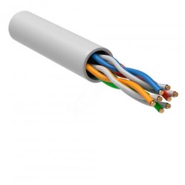 Кабель витая пара U/UTP кат.5E 24AWG 4 пары LSZH INDOOR 1м белый GENERICA