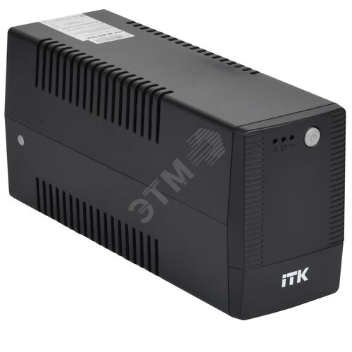 ITK ELECTRA ST ИБП однофазный линейно-интерактивный 1000ВА/600Вт 2хSchuko LED дисплей АКБ 1х9AH USB