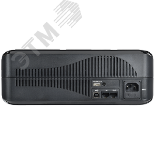 Источник бесперебойного питания Line-interactive 1000 ВА/600 Вт, однофазный, LCD дисплей, с АКБ 1х9AH, 5xSchuko