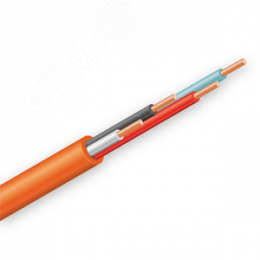 Кабель КПСнг(А)-FRLS 2х2х0.5 монтажный для ОПС и СОУЭ не поддерживающий горения огнестойкий 2 пары 0.5мм.кв