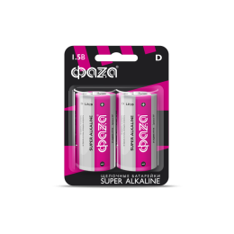 Элемент питания LR20 Super Alkaline, блистер, 2шт.
