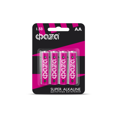 Элемент питания LR 6 (AA) Super Alkaline блистер, 4 шт.