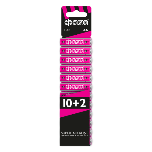 Элемент питания LR 6 (AA) Super Alkaline набор 10+2