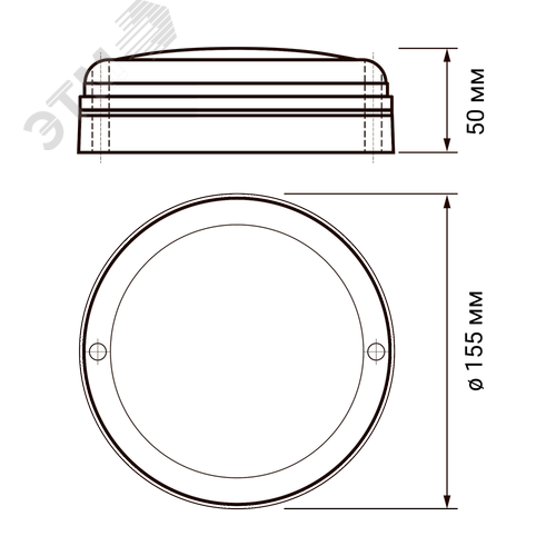 Светильник светодиодный влагозащищенный ДБП-15Вт с ОПТИКО-АКУСТИЧЕСКИМ ДАТЧИКОМ 4000К