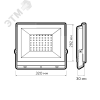 Прожектор светодиодный 150w холодный 6500K BL IP65 230V ФАZА