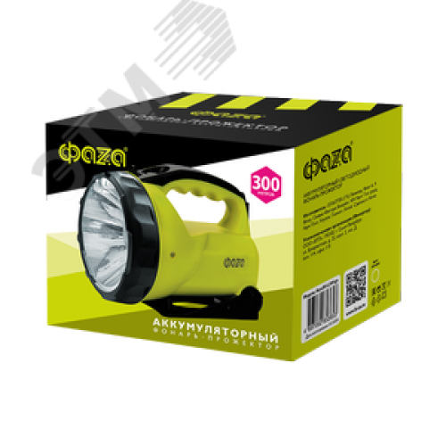 Фонарь светодиодный аккумуляторный AccuF6-L3W-gn зеленый