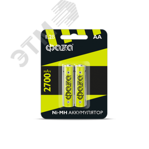 Элемент питания аккумуляторный AA 2700мАч Ni-MH