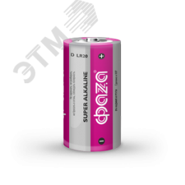 Элемент питания LR20 Super Alkaline, блистер, 2шт.