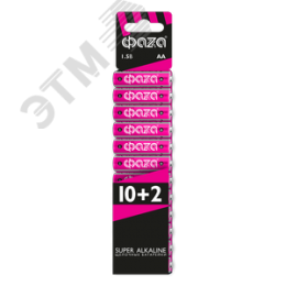 Элемент питания LR 6 (AA) Super Alkaline набор 10+2