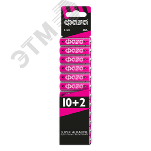 Элемент питания LR 6 (AA) Super Alkaline набор 10+2