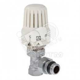 Клапан с термостатической головкой 1/2' угловой