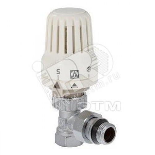 Клапан с термостатической головкой 1/2' угловой