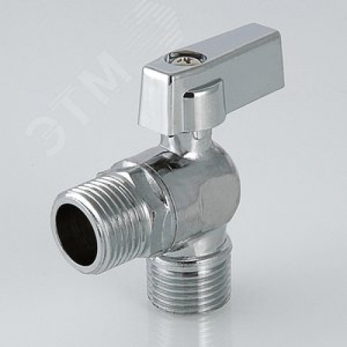 Кран шаровой угловой 1/2'x3/4' для подключения санитарных приборов