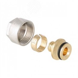 Соединитель обжимной 20 (2.8)x3/4' EK для пластиковой трубы