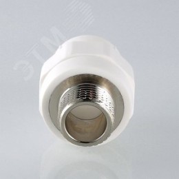 Муфта комбинированная 25x1/2' НР полипропиленовая PPR белая