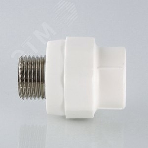 Муфта комбинированная 32x1/2' НР полипропиленовая PPR белая