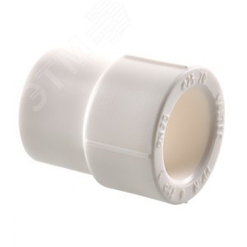 Муфта переходная 40x25 ВН полипропиленовая PPR белая