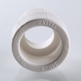 Муфта переходная 40x20 полипропиленовая PPR белая