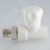 Клапан для радиатора 25x3/4' прямой полипропиленовый PPR белый